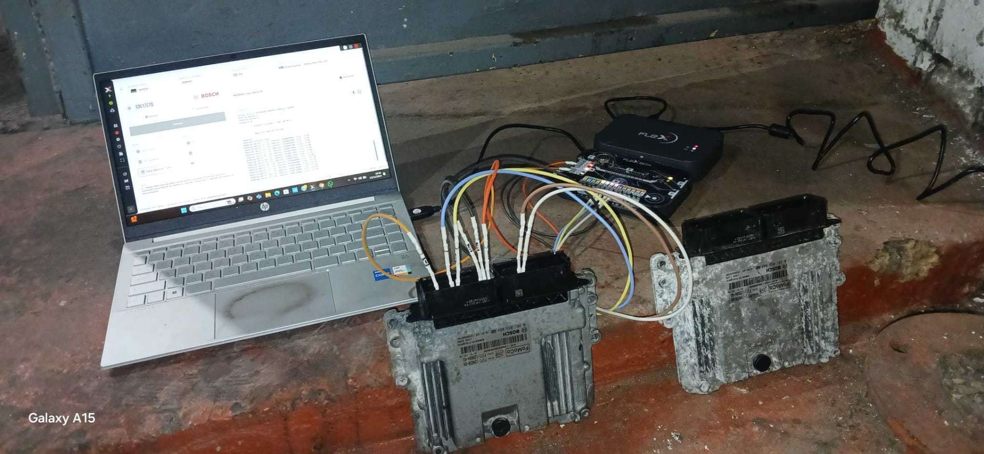 Bosch EDC17C70 — Ford ECU on FlexBox bench