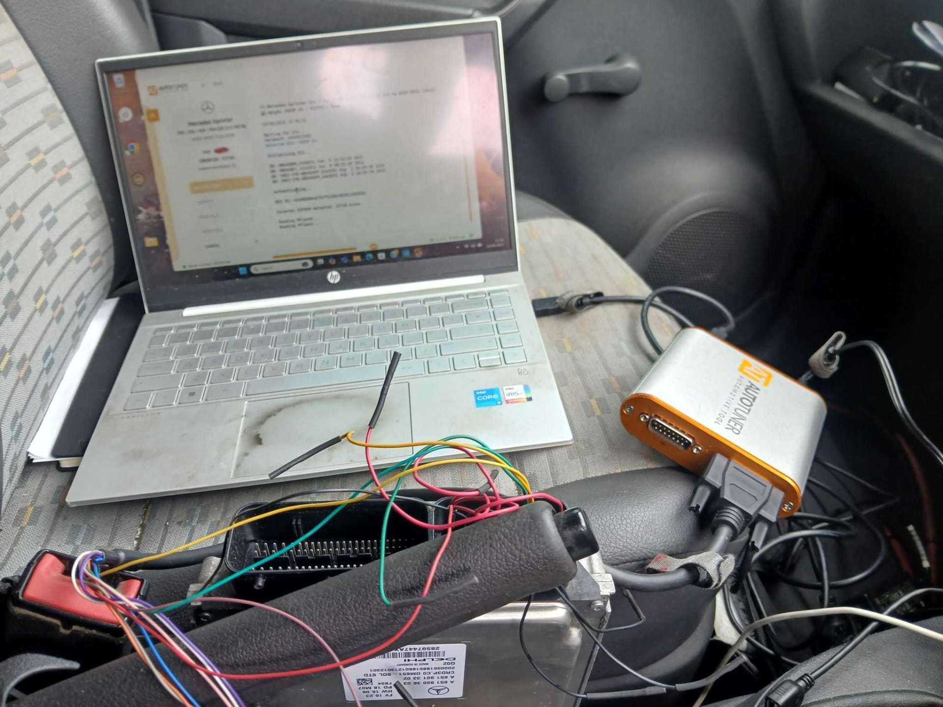 Mercedes Sprinter — mobile AdBlue diagnostics